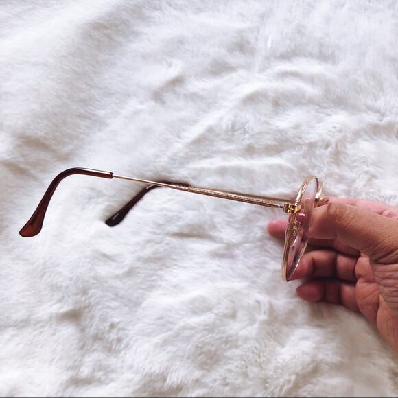 Mai Gold Round Computer Blue Light Glasses - Picture 8 of 9